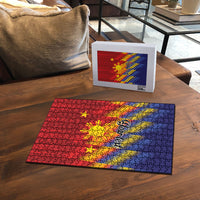 Personalized Philippines Eight Rays Sun Puzzle Traditional Filipino Igorot Pattern Motif