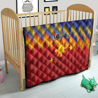 Personalized Philippines Eight Rays Sun Quilt Traditional Filipino Igorot Pattern Motif
