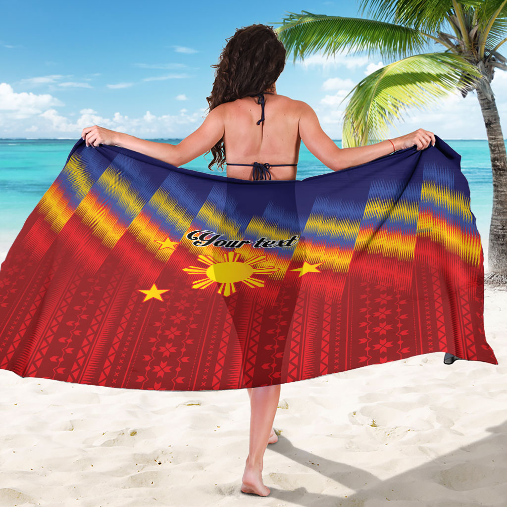 Personalized Philippines Eight Rays Sun Sarong Traditional Filipino Igorot Pattern Motif