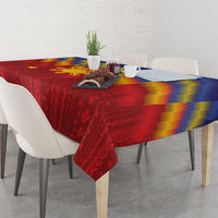 Personalized Philippines Eight Rays Sun Tablecloth Traditional Filipino Igorot Pattern Motif