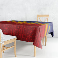 Personalized Philippines Eight Rays Sun Tablecloth Traditional Filipino Igorot Pattern Motif