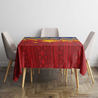 Personalized Philippines Eight Rays Sun Tablecloth Traditional Filipino Igorot Pattern Motif