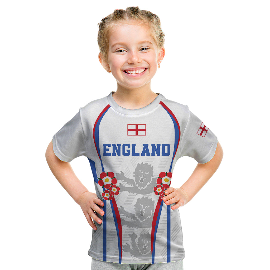 England Women Football Kid T Shirt Three Lions Go World Cup 2023 - Wonder Print Shop