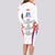 Custom England Women Football Long Sleeve Bodycon Dress Three Lions Go World Cup 2023 - Wonder Print Shop