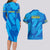 Sweden Women Football Couples Matching Long Sleeve Bodycon Dress and Hawaiian Shirt Blagult World Cup 2023 LT9 - Wonder Print Shop