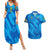 Sweden Women Football Couples Matching Summer Maxi Dress and Hawaiian Shirt Blagult World Cup 2023 LT9 - Wonder Print Shop