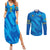 Sweden Women Football Couples Matching Summer Maxi Dress and Long Sleeve Button Shirts Blagult World Cup 2023 LT9 - Wonder Print Shop