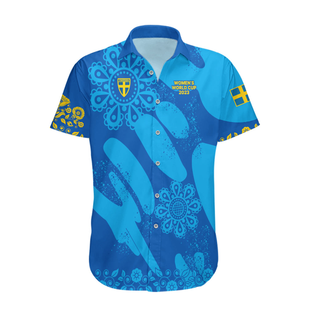 Sweden Women Football Hawaiian Shirt Blagult World Cup 2023 - Wonder Print Shop