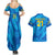 Custom Sweden Women Football Couples Matching Summer Maxi Dress and Hawaiian Shirt Blagult World Cup 2023 LT9 - Wonder Print Shop