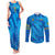 Custom Sweden Women Football Couples Matching Tank Maxi Dress and Long Sleeve Button Shirts Blagult World Cup 2023 LT9 - Wonder Print Shop