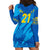 Custom Sweden Women Football Hoodie Dress Blagult World Cup 2023 - Wonder Print Shop