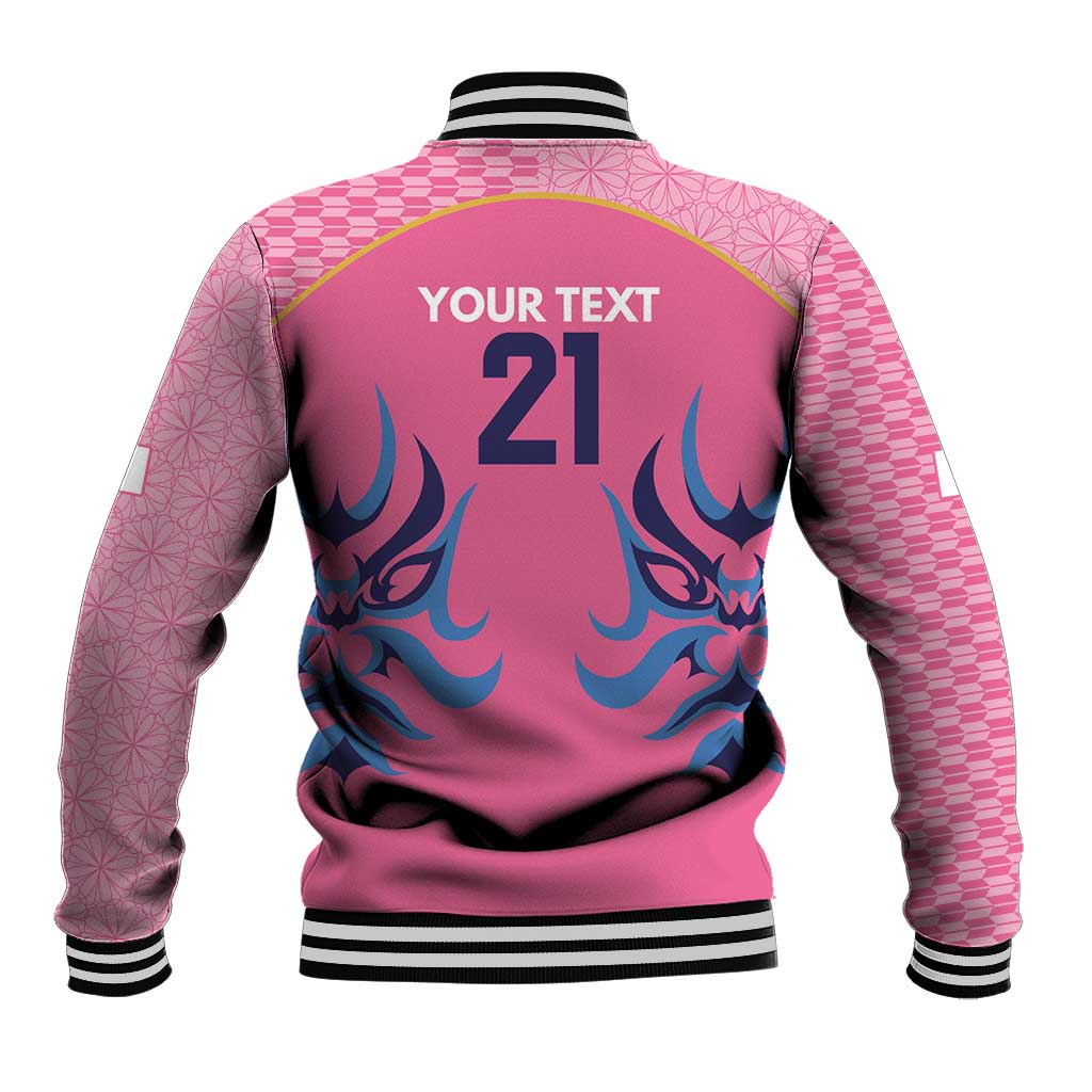 Twenty20 Japan Cricket Custom Baseball Jacket Retro Pink Version - Wonder Print Shop