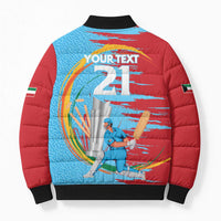 Custom Cricket Kuwait East Asia-Pacific Bomber Puffer Jacket Kuwait Chase for Triumph - Wonder Print Shop