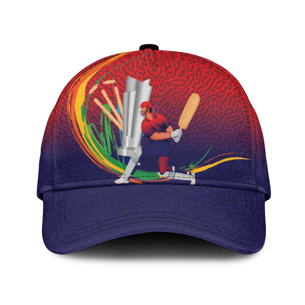 Custom Cricket Nepal East Asia-Pacific Classic Cap Nepal Cricket Crown Quest LT9