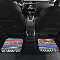 South Africa Christmas Santa Giraffe Car Mats Ndebele Geometric Patterns