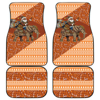 Cote d’Ivoire Christmas Santa Elephant Car Mats Baoule Woven Inspired