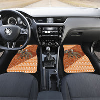Cote d’Ivoire Christmas Santa Elephant Car Mats Baoule Woven Inspired