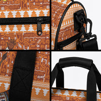 Cote d’Ivoire Christmas Santa Elephant Duffle Bag Baoule Woven Inspired