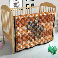 Cote d’Ivoire Christmas Santa Elephant Quilt Baoule Woven Inspired