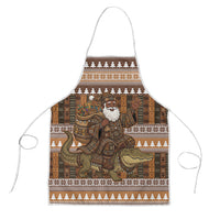 Mali Christmas Santa Nile Crocodile Apron Bogolanfini Mudcloth Inspired