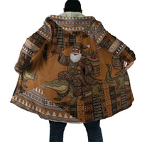 Mali Christmas Santa Nile Crocodile Cloak Bogolanfini Mudcloth Inspired