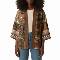 Mali Christmas Santa Nile Crocodile Kimono Bogolanfini Mudcloth Inspired