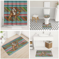 Eritrea Christmas Santa Camel Bathroom Set Tigrinya Woven Textile