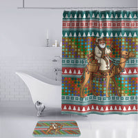 Eritrea Christmas Santa Camel Bathroom Set Tigrinya Woven Textile
