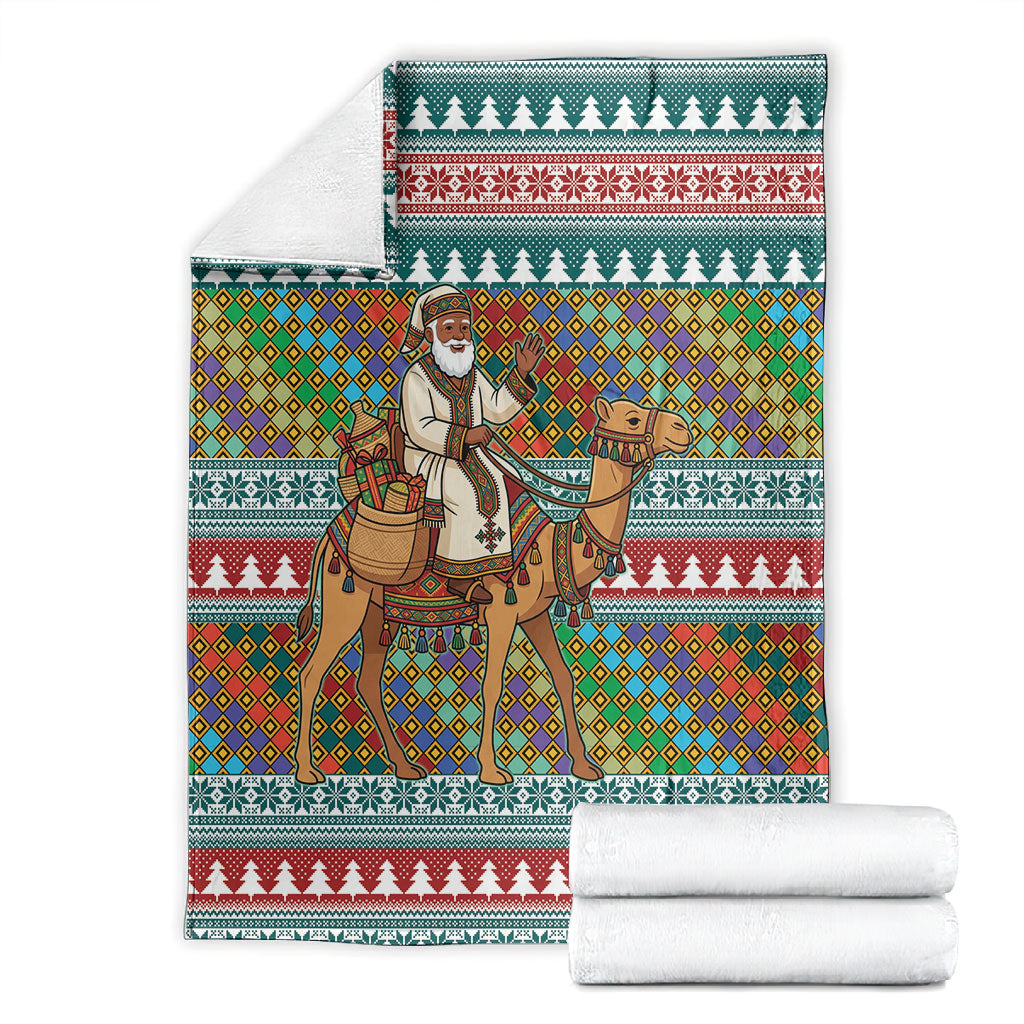 Eritrea Christmas Santa Camel Blanket Tigrinya Woven Textile