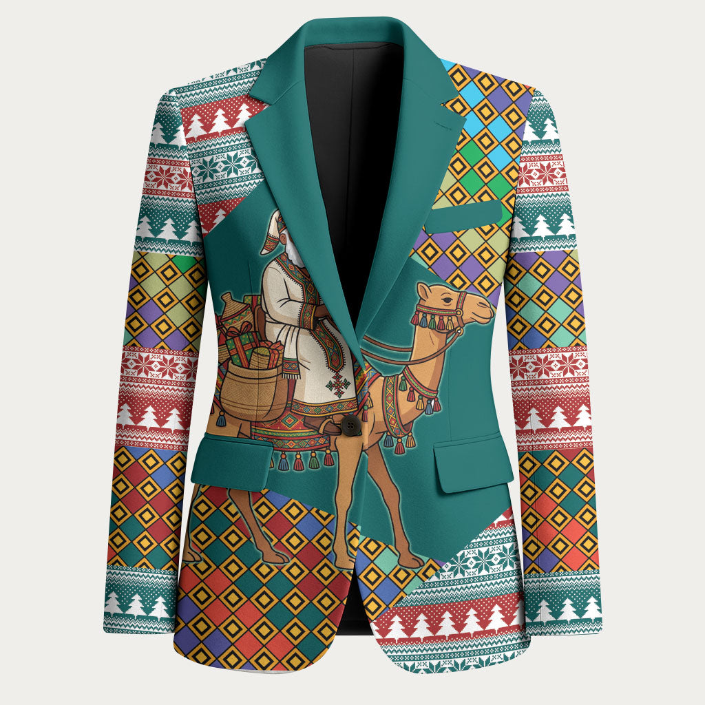 Eritrea Christmas Santa Camel Blazer Tigrinya Woven Textile