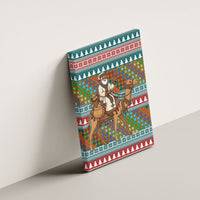 Eritrea Christmas Santa Camel Canvas Wall Art Tigrinya Woven Textile