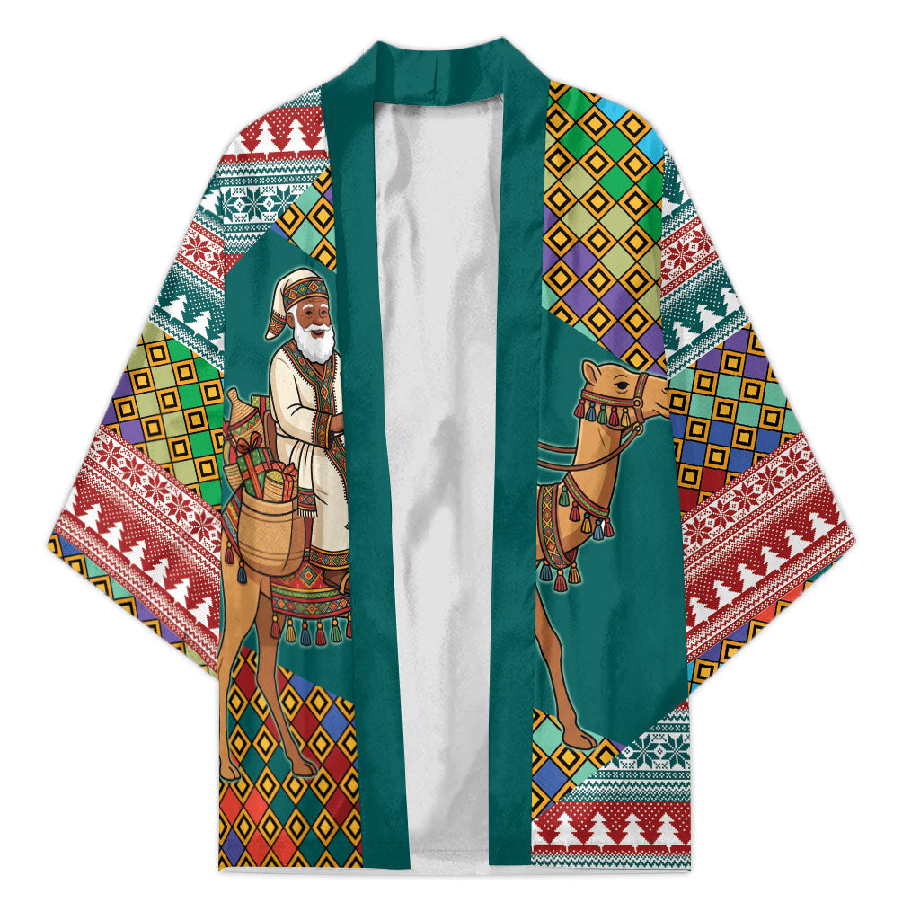 Eritrea Christmas Santa Camel Kimono Tigrinya Woven Textile