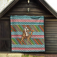 Eritrea Christmas Santa Camel Quilt Tigrinya Woven Textile