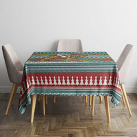 Eritrea Christmas Santa Camel Tablecloth Tigrinya Woven Textile