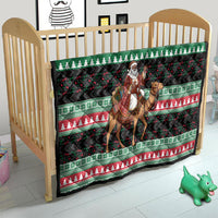 Sudan Christmas Santa Dromedary Camel Quilt Sudanese Tobe Inspired Textile