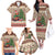 Personalized Beaver-y Merry Family Matching Off The Shoulder Long Sleeve Dress and Hawaiian Shirt Canada Merry Christmas Beavers - Wonder Print Shop