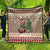 Personalized Beaver-y Merry Quilt Canada Merry Christmas Beavers