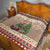 Personalized Beaver-y Merry Quilt Canada Merry Christmas Beavers