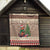 Personalized Beaver-y Merry Quilt Canada Merry Christmas Beavers