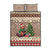 Personalized Beaver-y Merry Quilt Bed Set Canada Merry Christmas Beavers