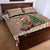 Personalized Beaver-y Merry Quilt Bed Set Canada Merry Christmas Beavers