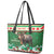 Personalized Merry Christmoose Leather Tote Bag Canada Merry Christmas Moose - Wonder Print Shop