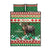 Personalized Merry Christmoose Quilt Bed Set Canada Merry Christmas Moose