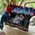 Personalized Not Now Arctic Puffin Quilt Icelandic Christmas with Northern Lights