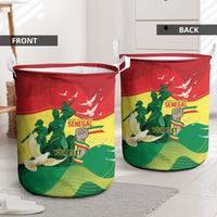 Personalized Senegal Independence Day Laundry Basket African Renaissance Monument