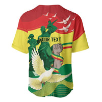 Personalized Senegal Independence Day Baseball Jersey African Renaissance Monument