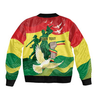 Personalized Senegal Independence Day Bomber Jacket African Renaissance Monument