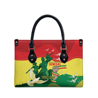 Personalized Senegal Independence Day Leather Bag African Renaissance Monument