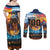 Custom Spain and Argentina Football Couples Matching Off Shoulder Maxi Dress and Long Sleeve Button Shirt Finalissima Make History Together LT9 - Wonder Print Shop