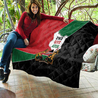 Kenya 254 Quilt Kenyan Flag Map Double Lion Shield - Wonder Print Shop